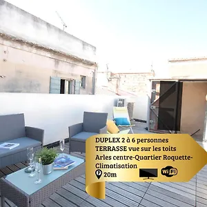 Duplex Liberté-grande Terrasse-clim-quartier Roquette Appartement
